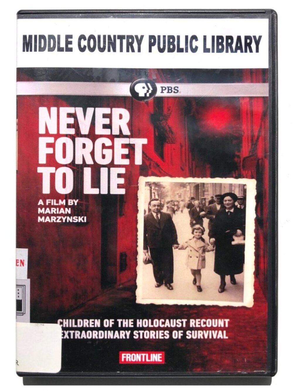 Frontline Never Forget to Lie DVD PBS Holocaust Documentary Marian Marzynski